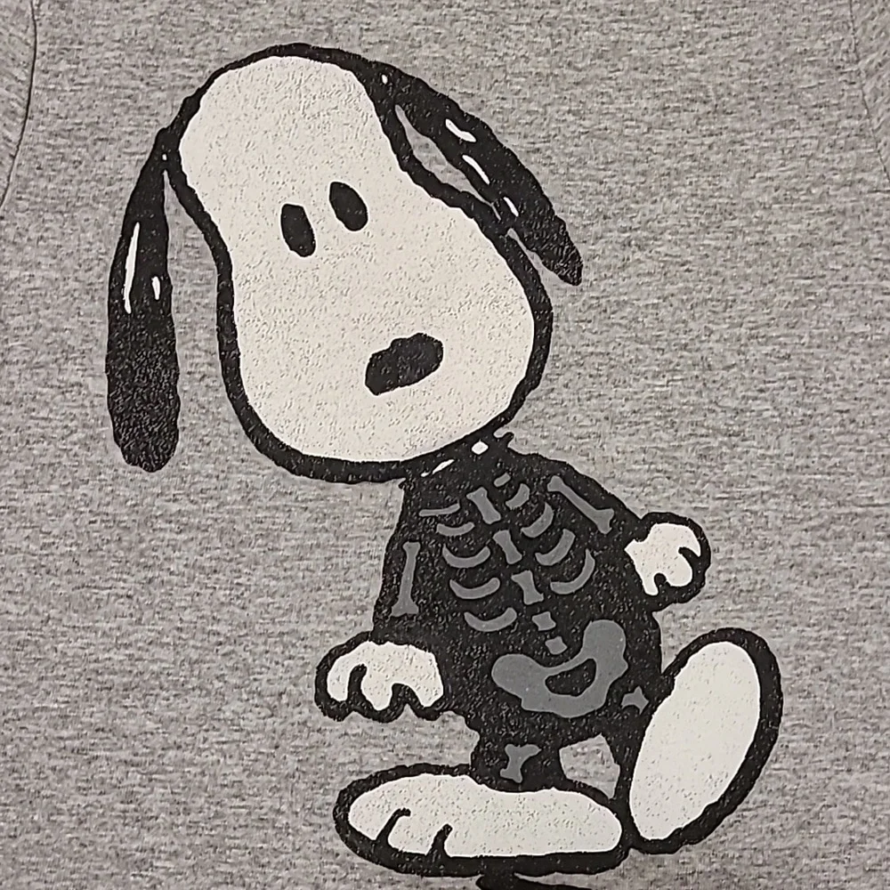 Old Navy Snoopy Skeleton Costume Shirt - 3T